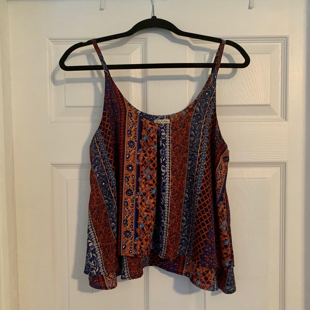 Lily White Double Layer Tank Top